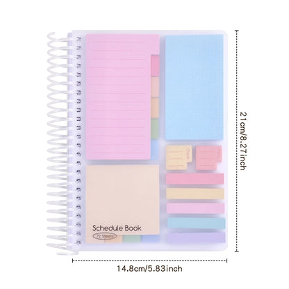 72 Sheets Weekly Planner with Sticky Notes
