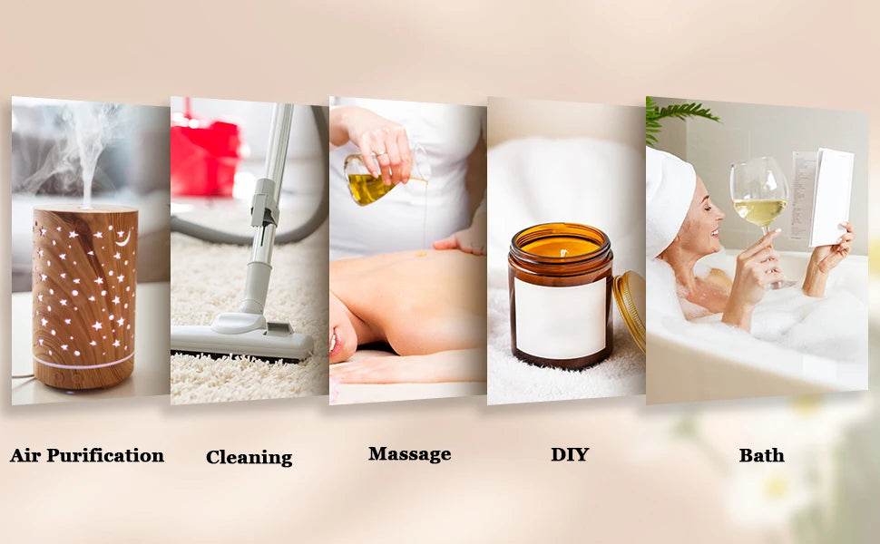 Eco friendly -Essential Oils with Dropper