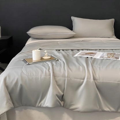 Premium Cooling Blanket Smooth Air Confition Comforter Lightweight Summer Quilt Double Side Arc-Chill Cold Tech Fabric Washable