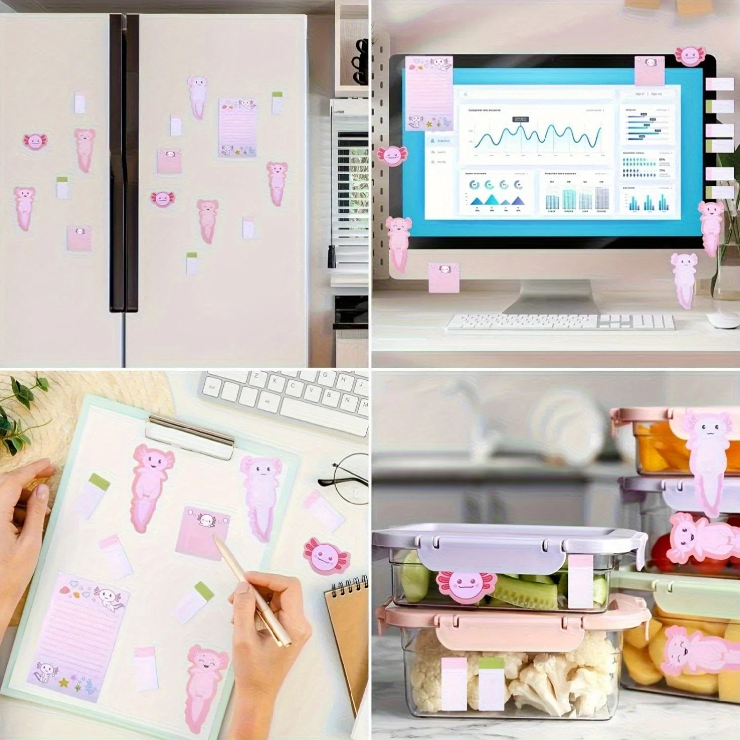 Sticky  Notes - Kawai Characters- Multi Size -Multi Pack