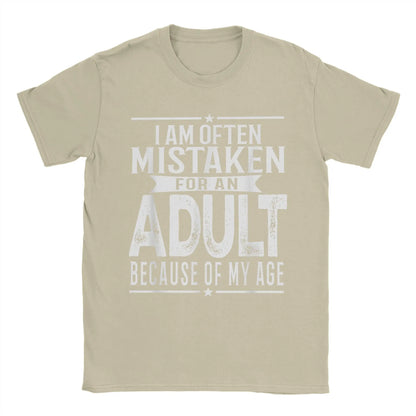Funny Soft Tagless Crewneck Tee