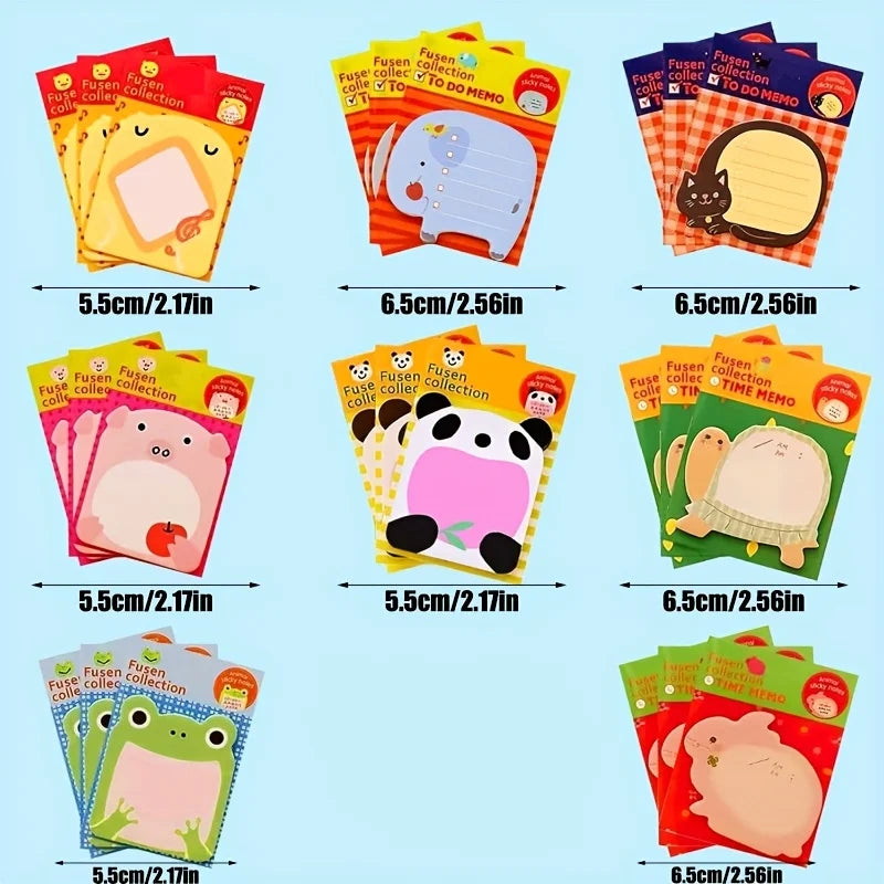 Cute Animal Sticky Notes