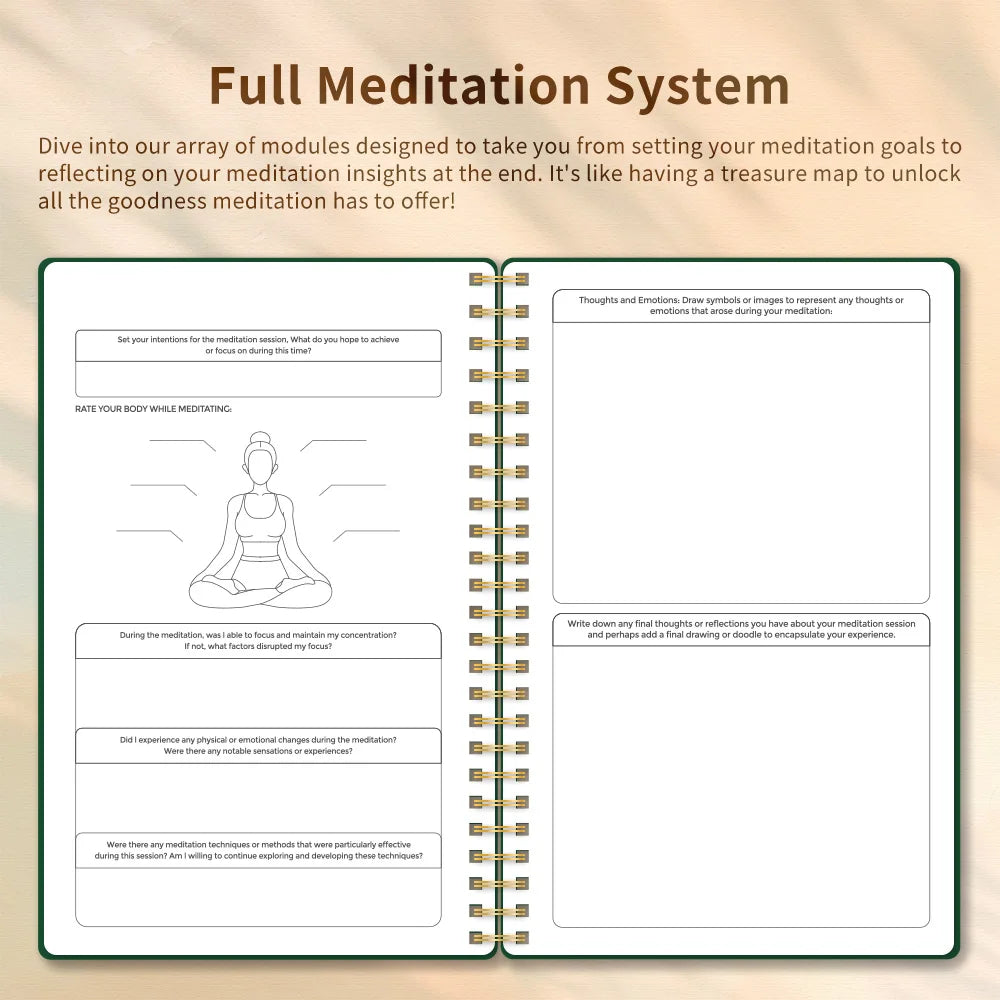 Hardcover Meditation Journal