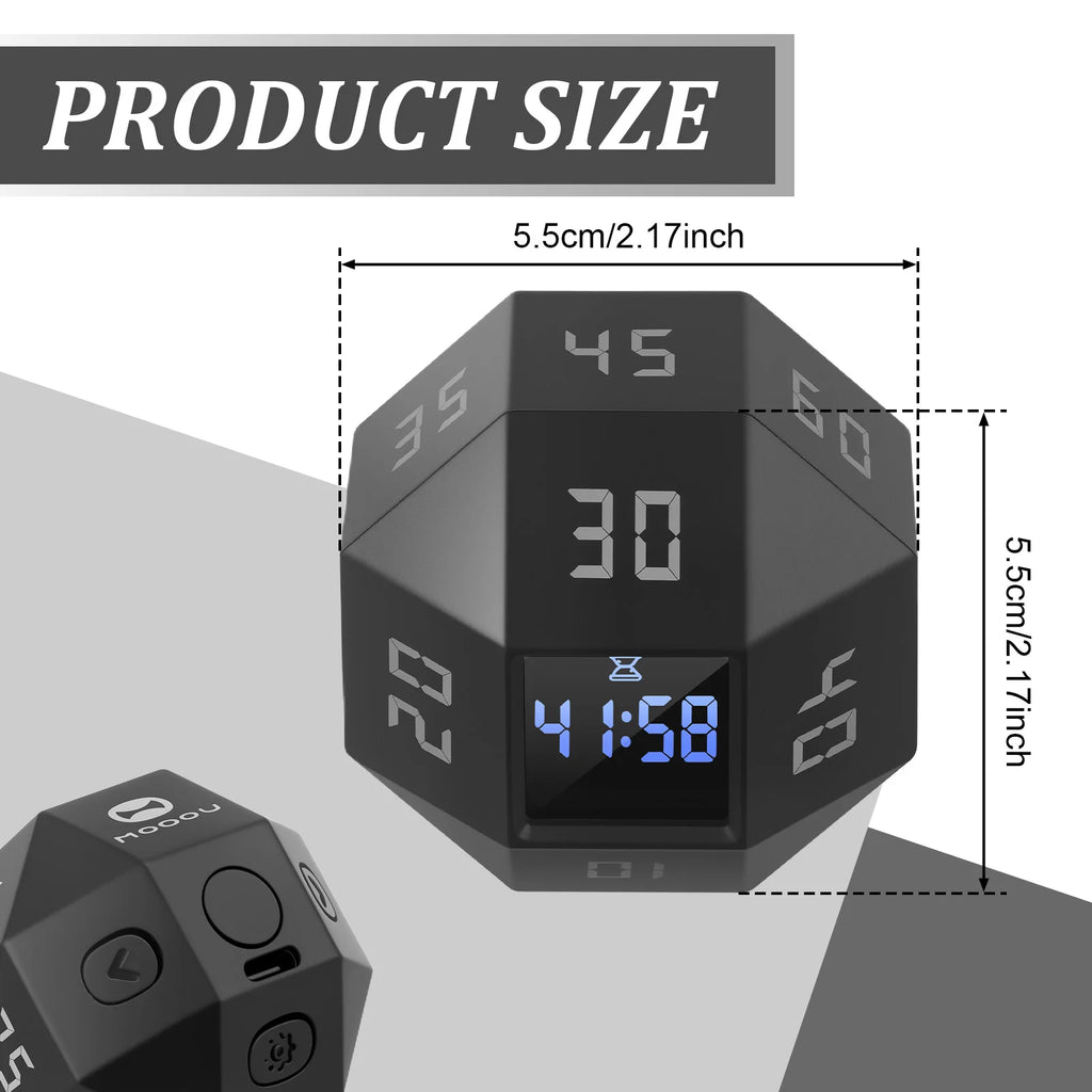 Rotating Cube Timer