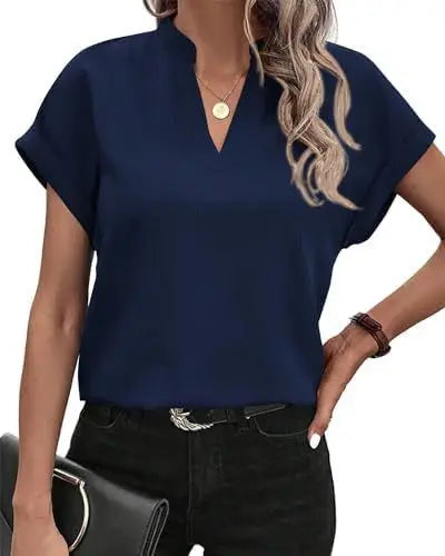 V-neck Blouse