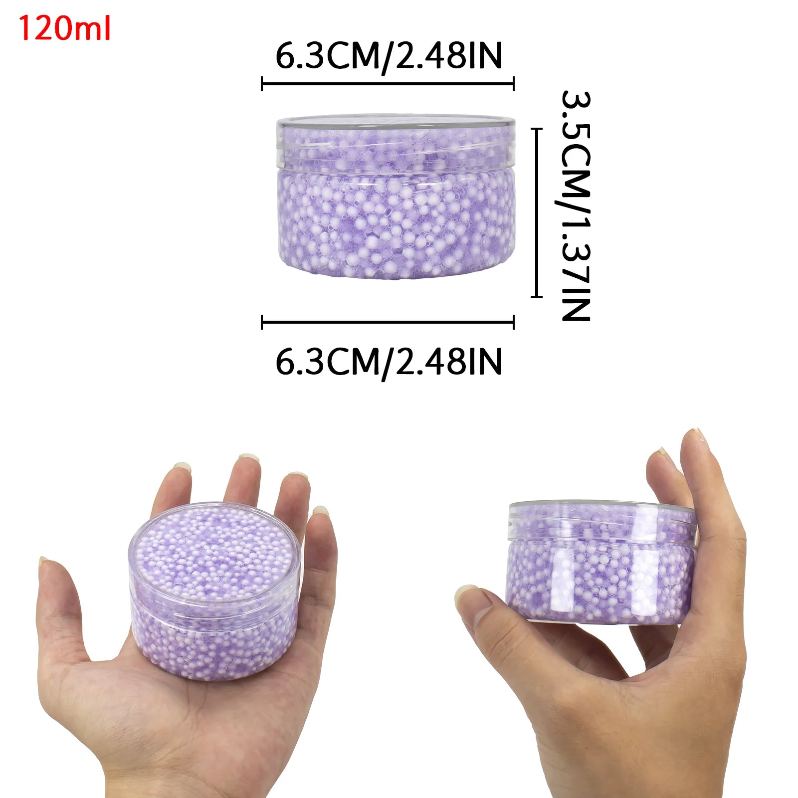 Foam Crystal Slime Kit with Crunchy Beads