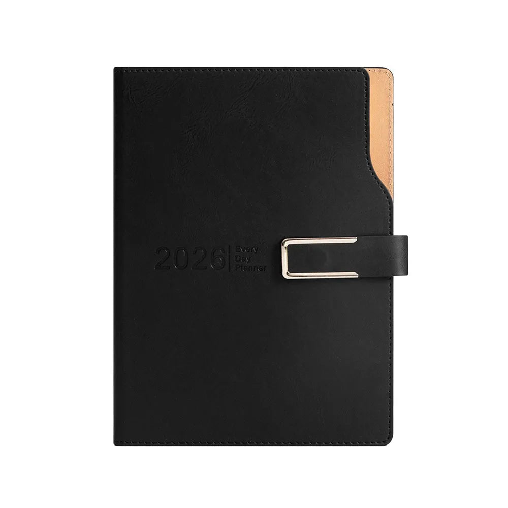 180 Pages 2026 Schedule Planner Notepad 12 Months Efficiency To-do List Notebook English Self-discipline Office Work Planner
