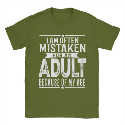 Funny Soft Tagless Crewneck Tee