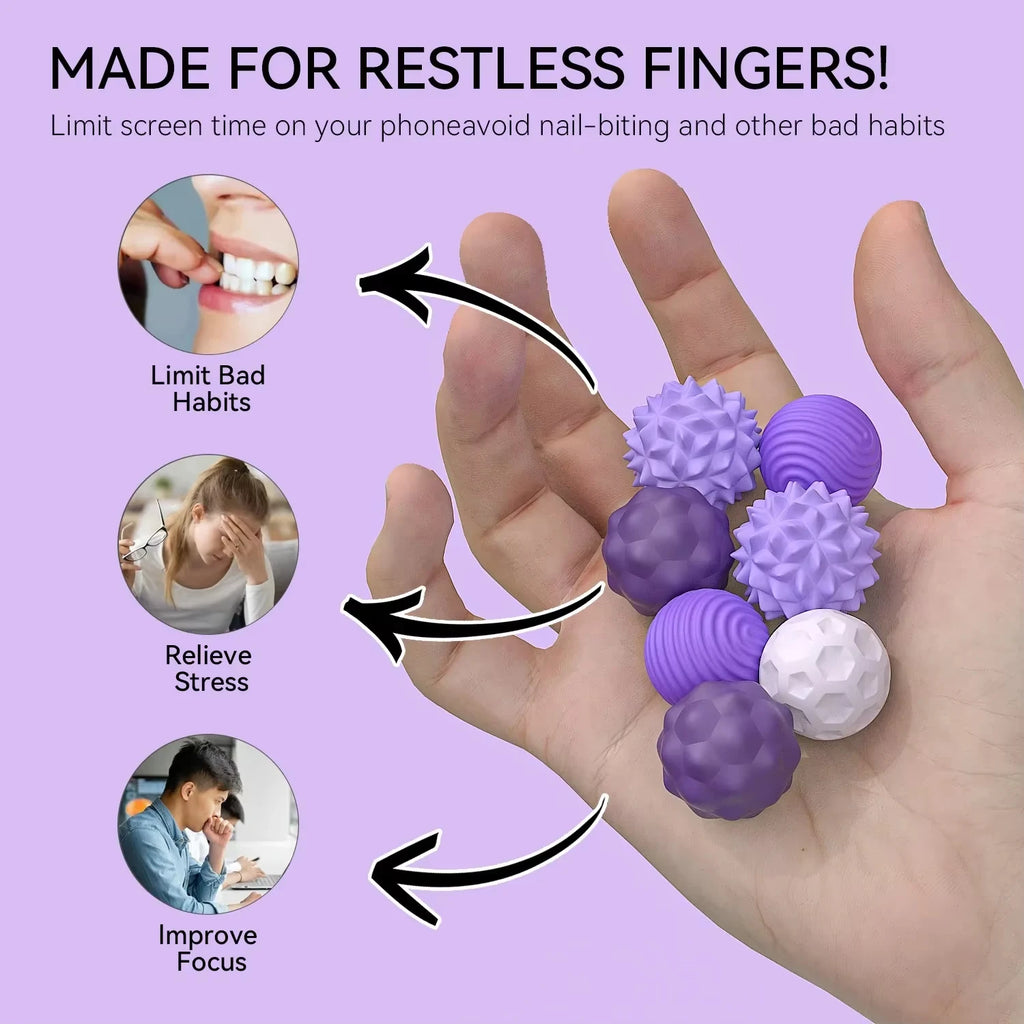 Silicone Magnetic Sensory Balls