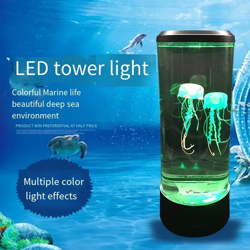 7 Color Color - Changing Jellyfish Led Lamp