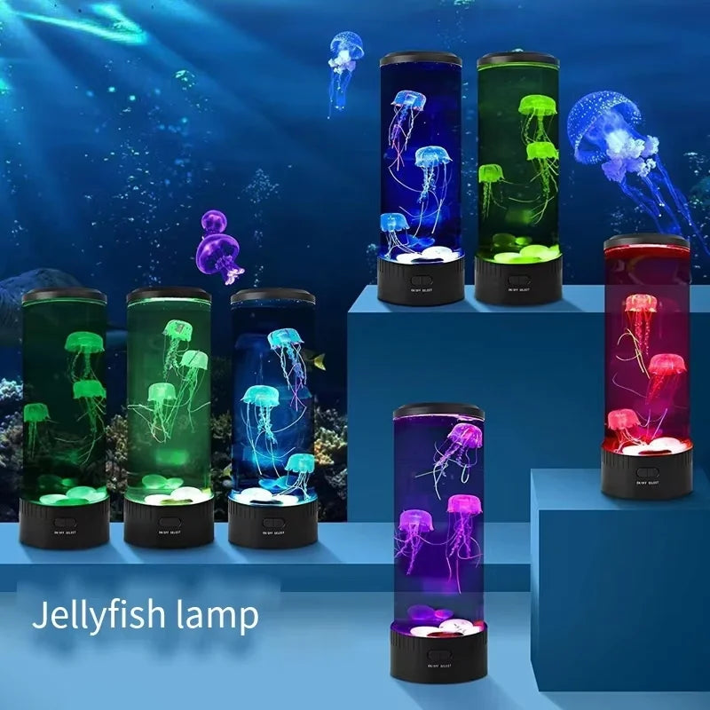 7 Color Color - Changing Jellyfish Led Lamp
