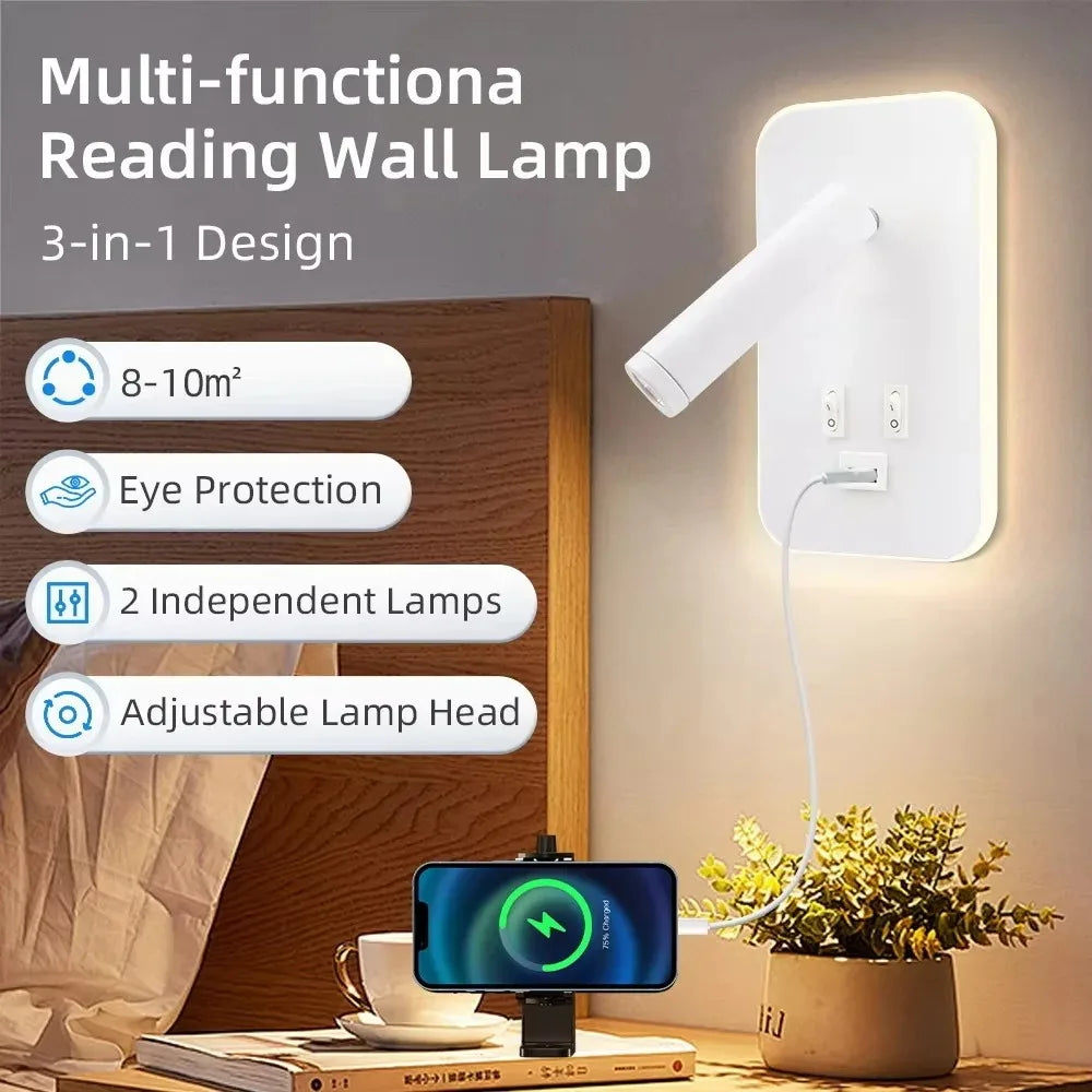 Dimmable LED, Wall Mount Reading Light