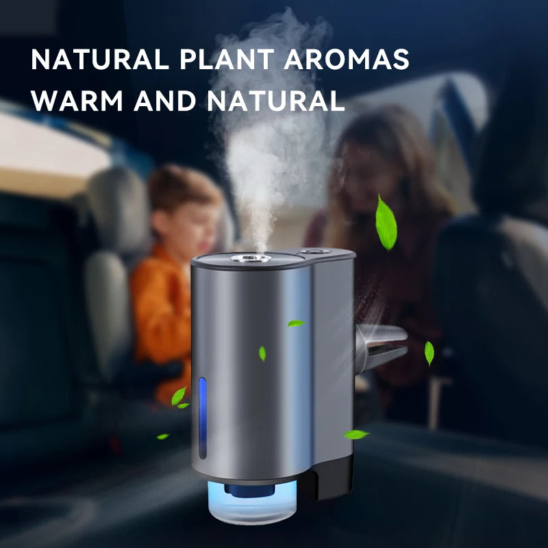 Humidifier Essential Oil Diffuser Smart Car Air Aromatherapy Diffuser, Fragrance Car Air fresheners with Three Adjustable