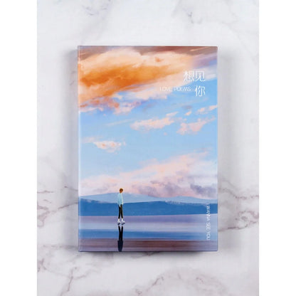 Hardcover Journal - with Sketchbook Original illustrations on every page