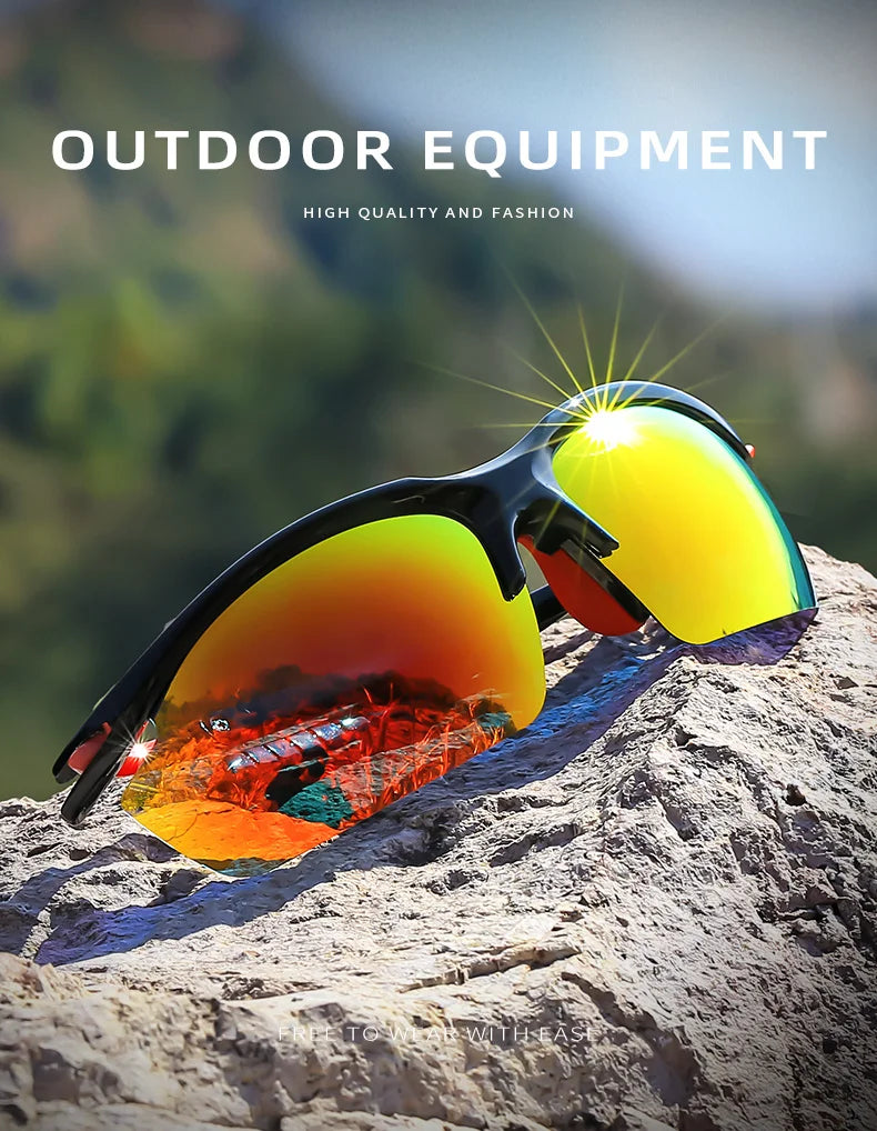 Polarized Sports  Sunglasses Half-Frame