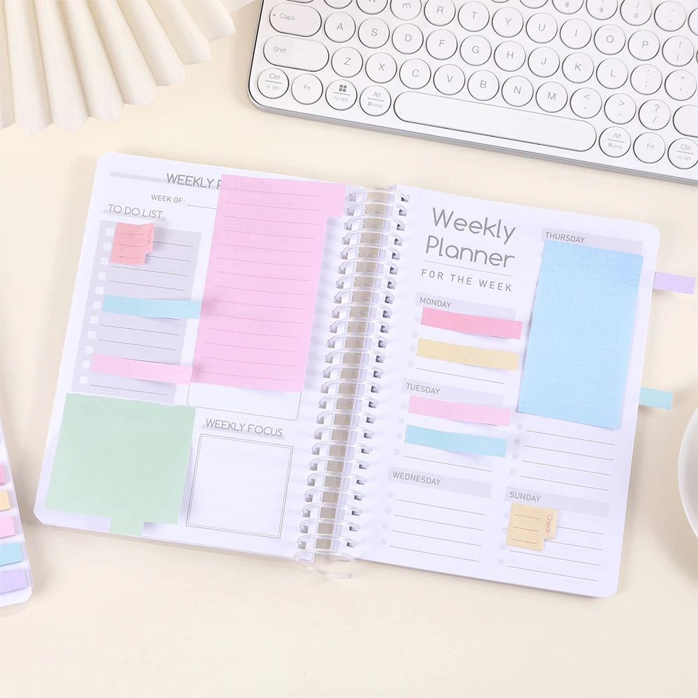 72 Sheets Weekly Planner with Sticky Notes