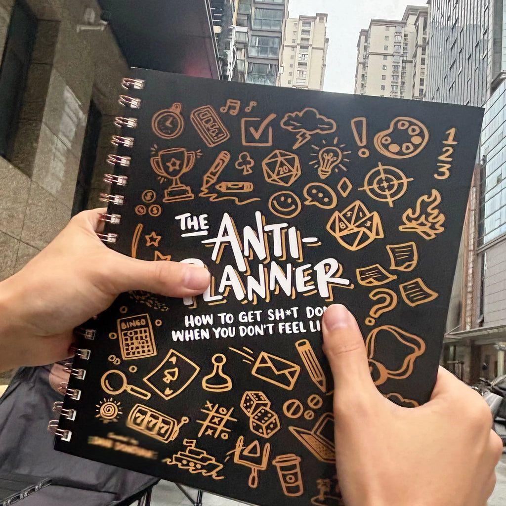 Productivity Spiral Planner, Motivational Task Organizer, Efficiency Tool, Paper-Based Task Management Notebook