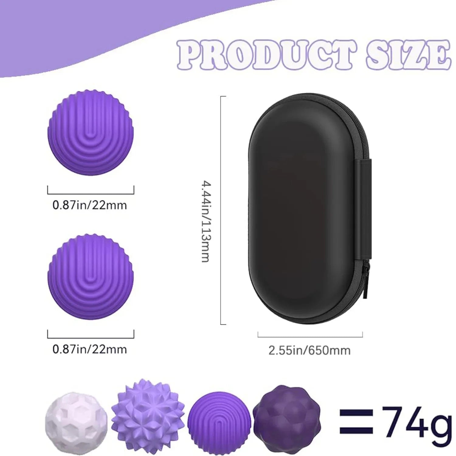 Silicone Magnetic Sensory Balls