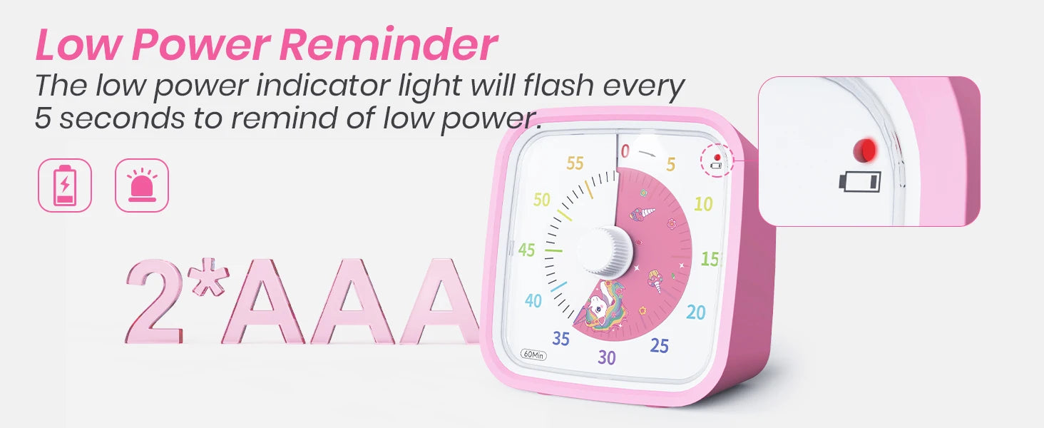 Visual Timer with Protective Case