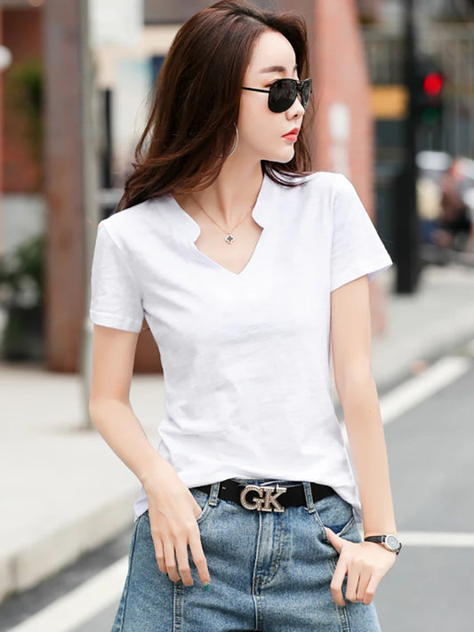 Bamboo V-Neck T shirt
