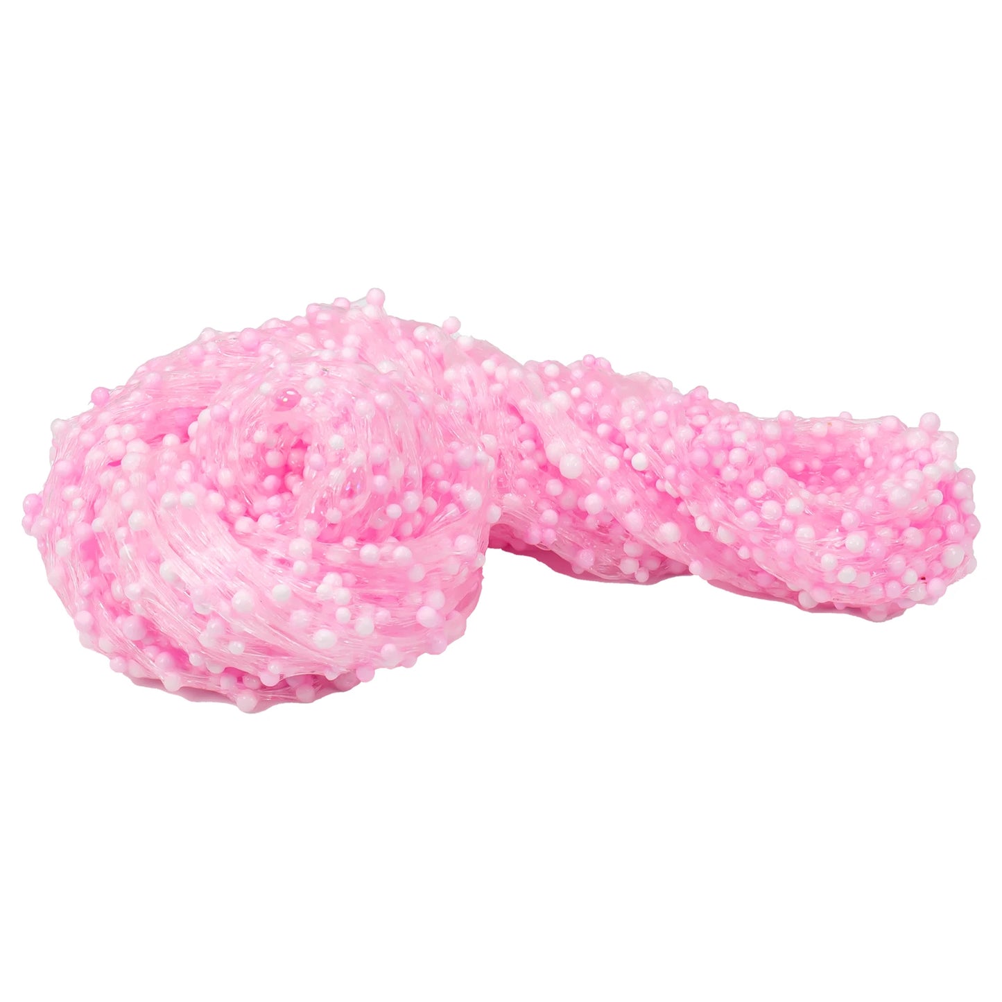 120ml Foam Balls Crystal Slime Kit with Crunchy Beads, Premade Slime Set for Teens, Perfect Stress-Relieving toy Christmas Gift