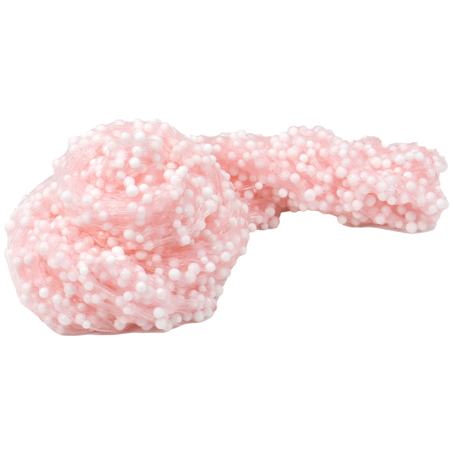 120ml Foam Balls Crystal Slime Kit with Crunchy Beads, Premade Slime Set for Teens, Perfect Stress-Relieving toy Christmas Gift