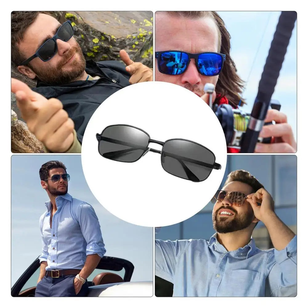 Polarized Sunglasses Men Photochromic Lenses Mens Sunglasses Polarized Sunglasses Men Polarized UV Protection Anti-Slip Mens