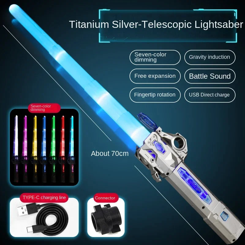 Retractable Lightsaber with USB Charging