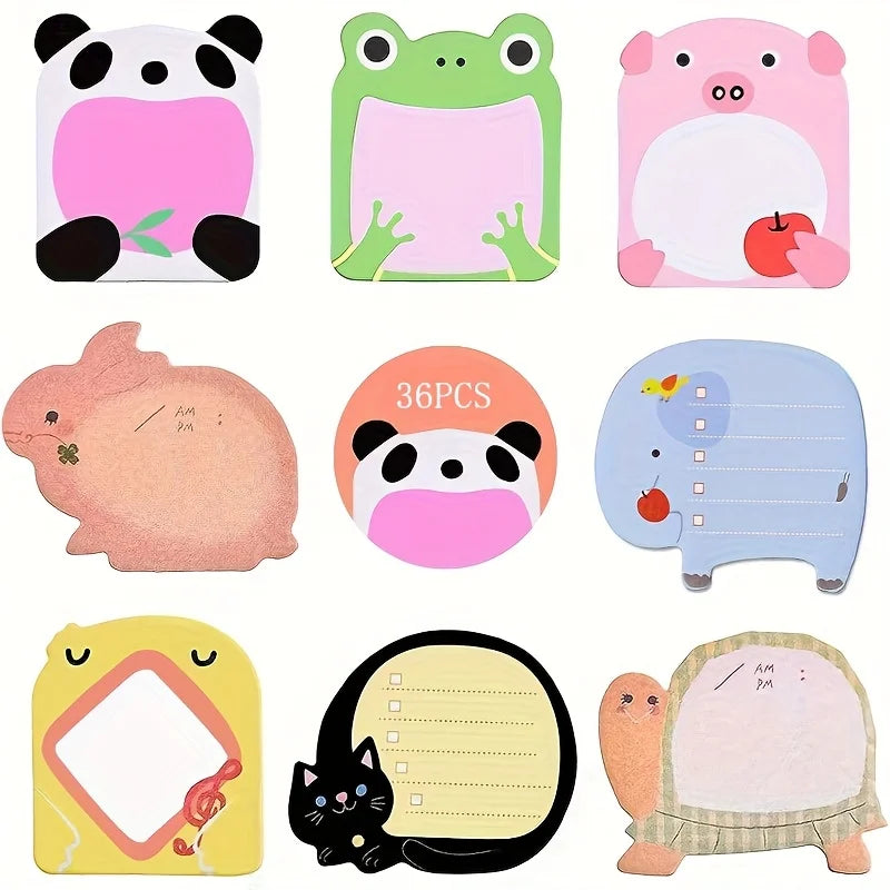 Cute Animal Sticky Notes