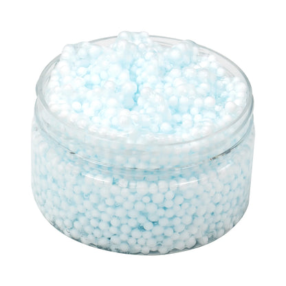 120ml Foam Balls Crystal Slime Kit with Crunchy Beads, Premade Slime Set for Teens, Perfect Stress-Relieving toy Christmas Gift