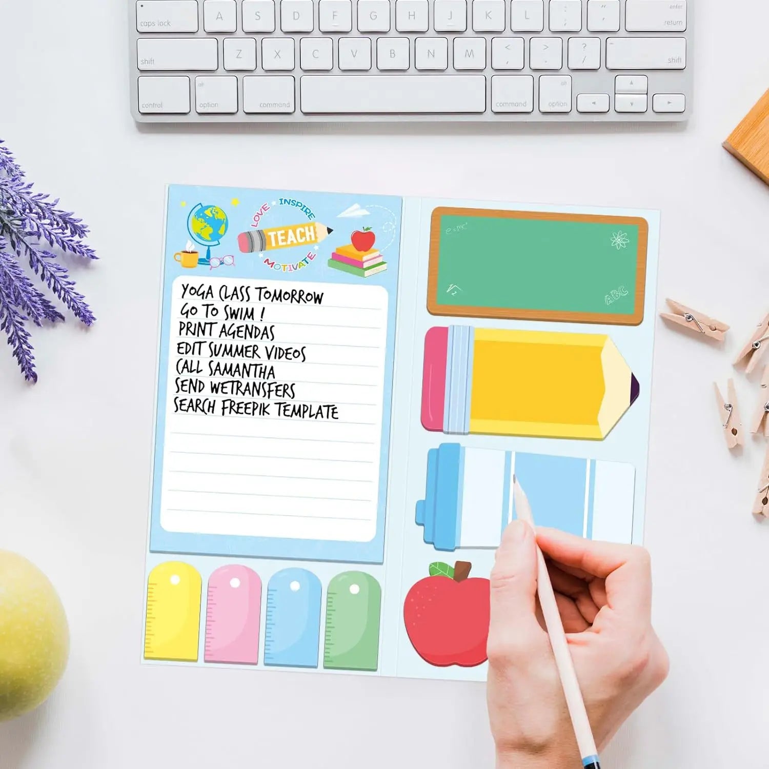 Teachers' Day Theme Sticky Note