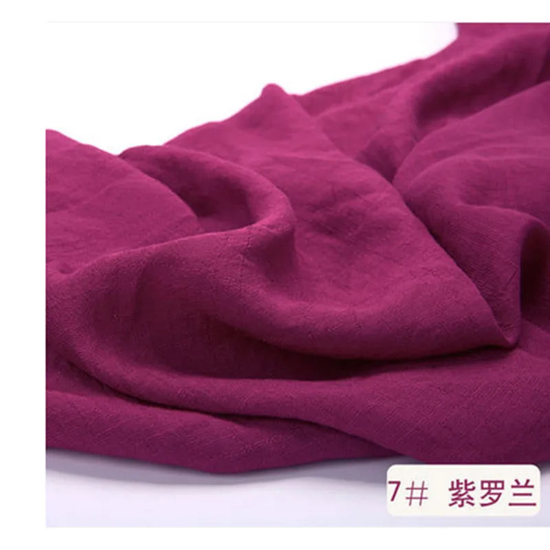 Soft Silk Bamboo Cotton Linen Fabric, Solid Color for Robe, Yoga Clothes, Gallus Lining, Thin, T878