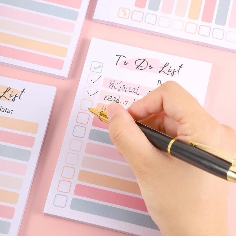 4Pcs/set To-do List - Sticky Notepad