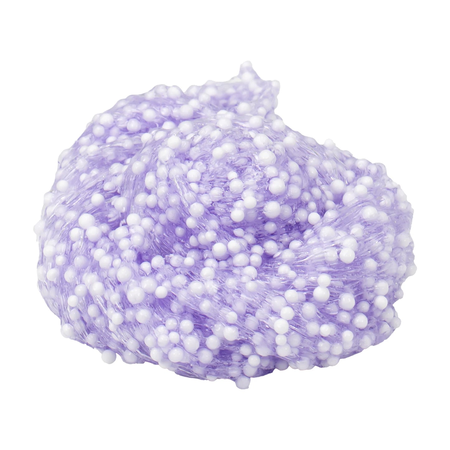 120ml Foam Balls Crystal Slime Kit with Crunchy Beads, Premade Slime Set for Teens, Perfect Stress-Relieving toy Christmas Gift