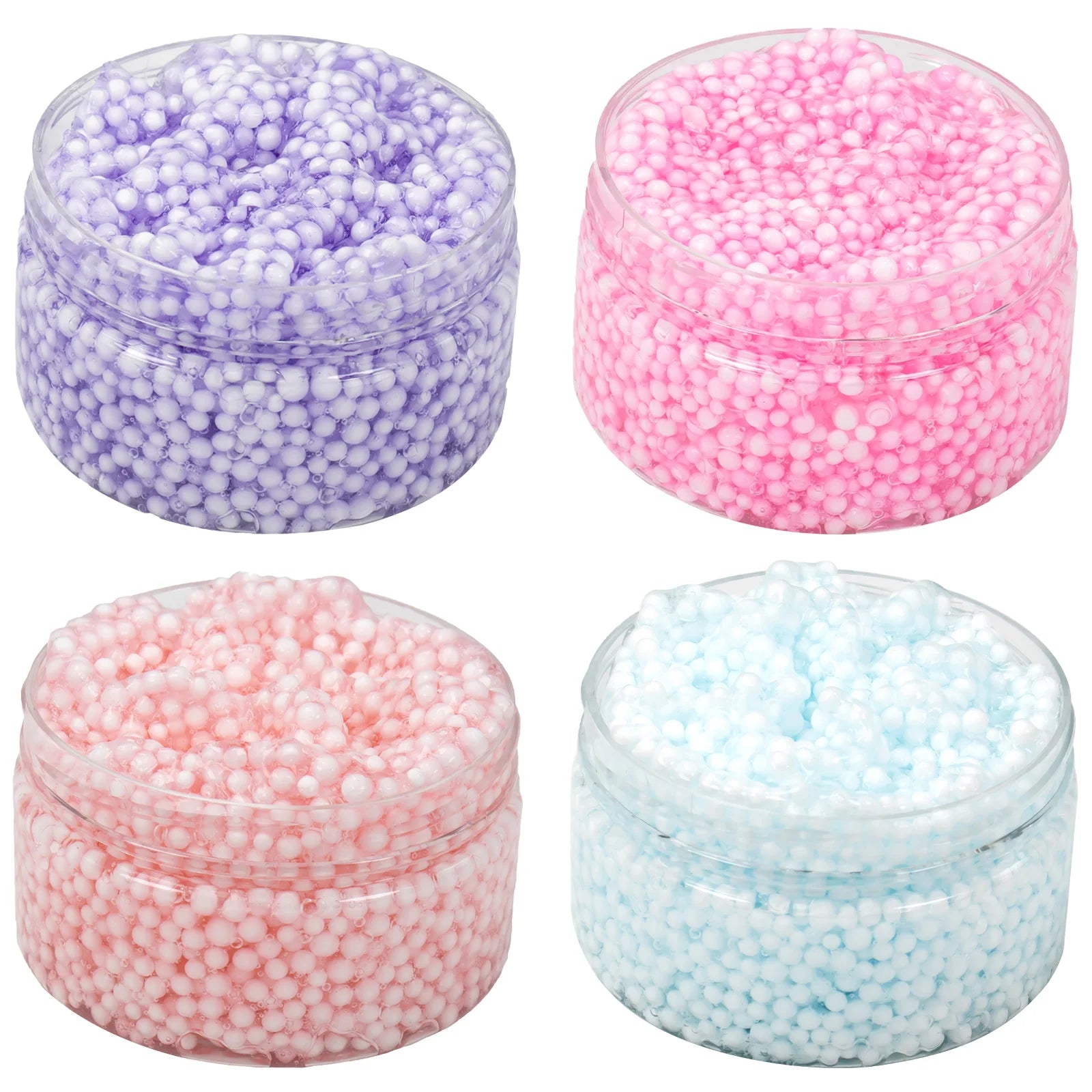 Foam Crystal Slime Kit with Crunchy Beads