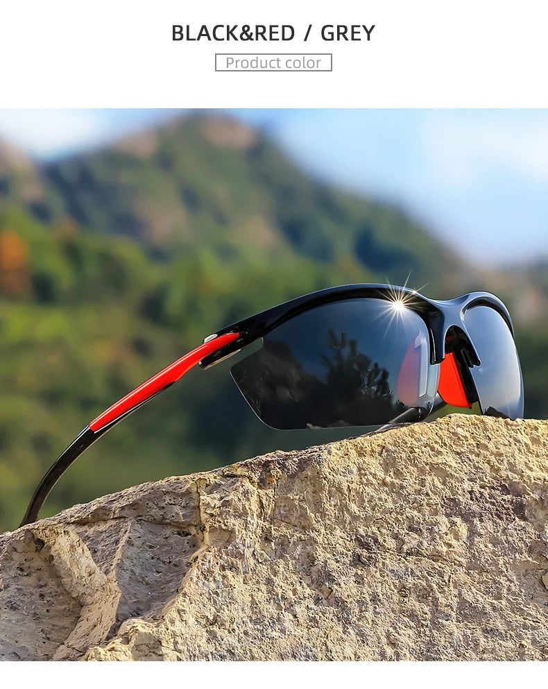Polarized Sports  Sunglasses Half-Frame