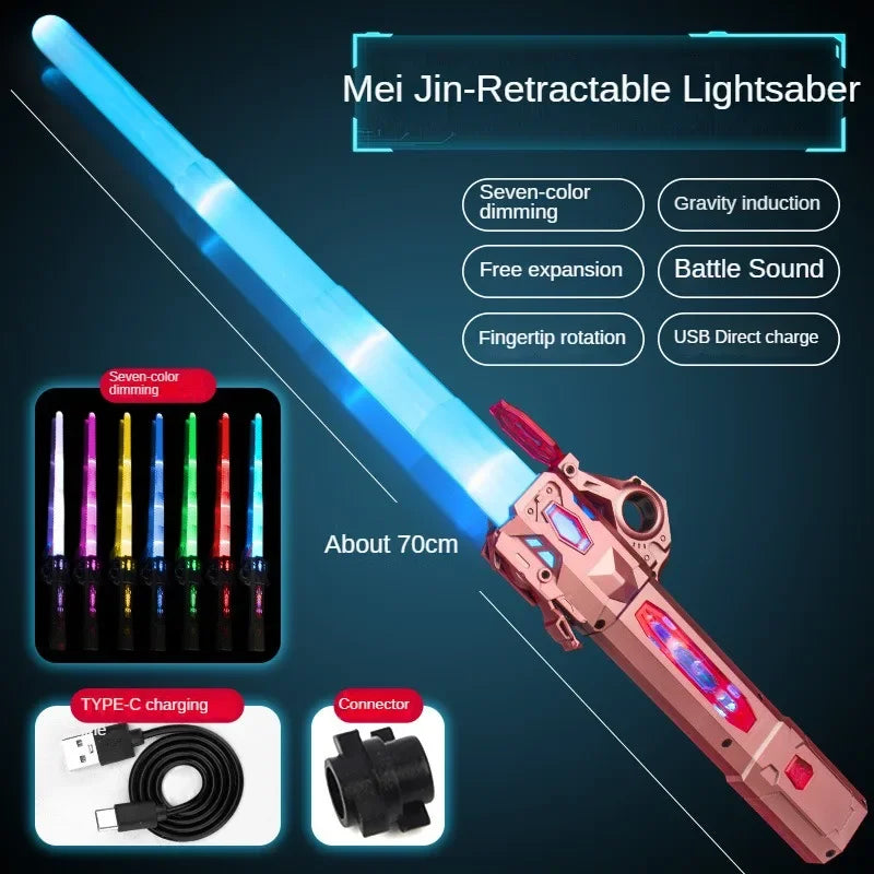 Retractable Lightsaber with USB Charging
