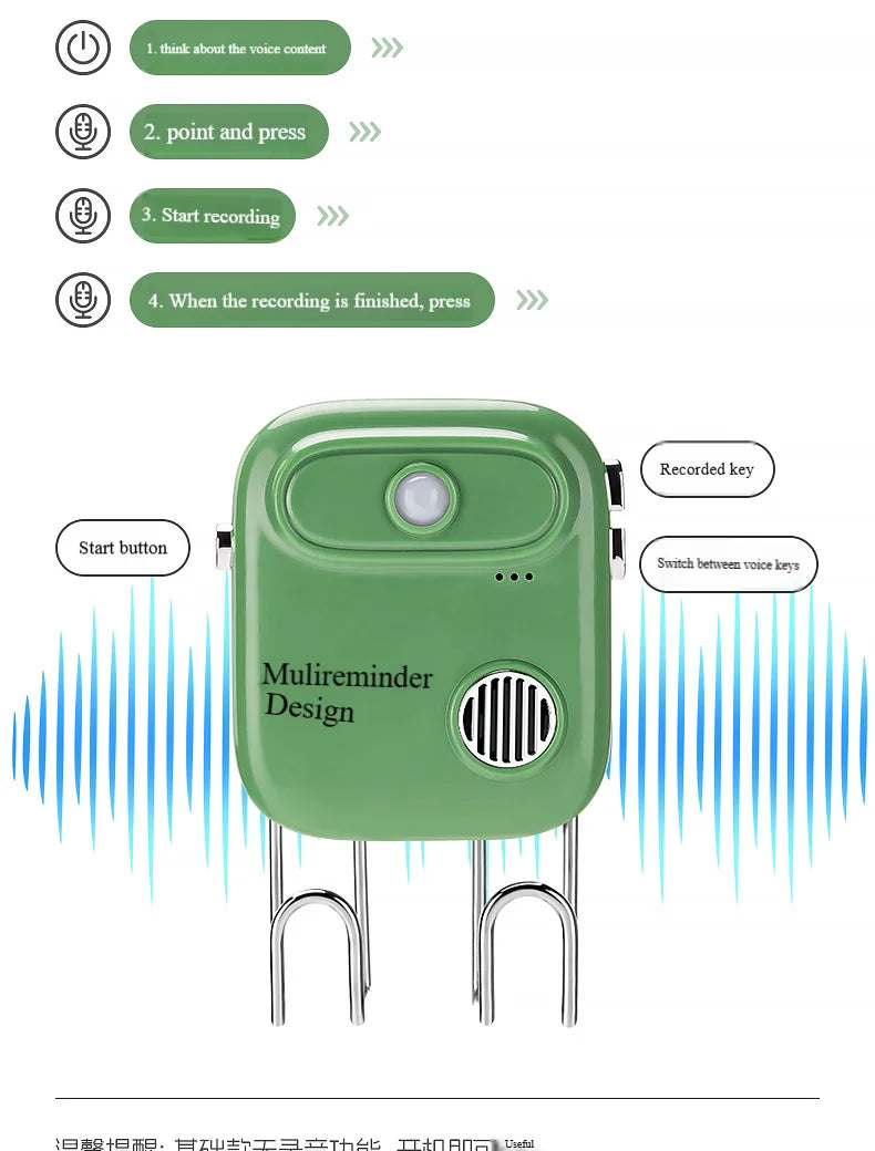 NEW Exit reminder smart voice reminder artifact automatic intelligent induction to go out for people Forget your keys sensor