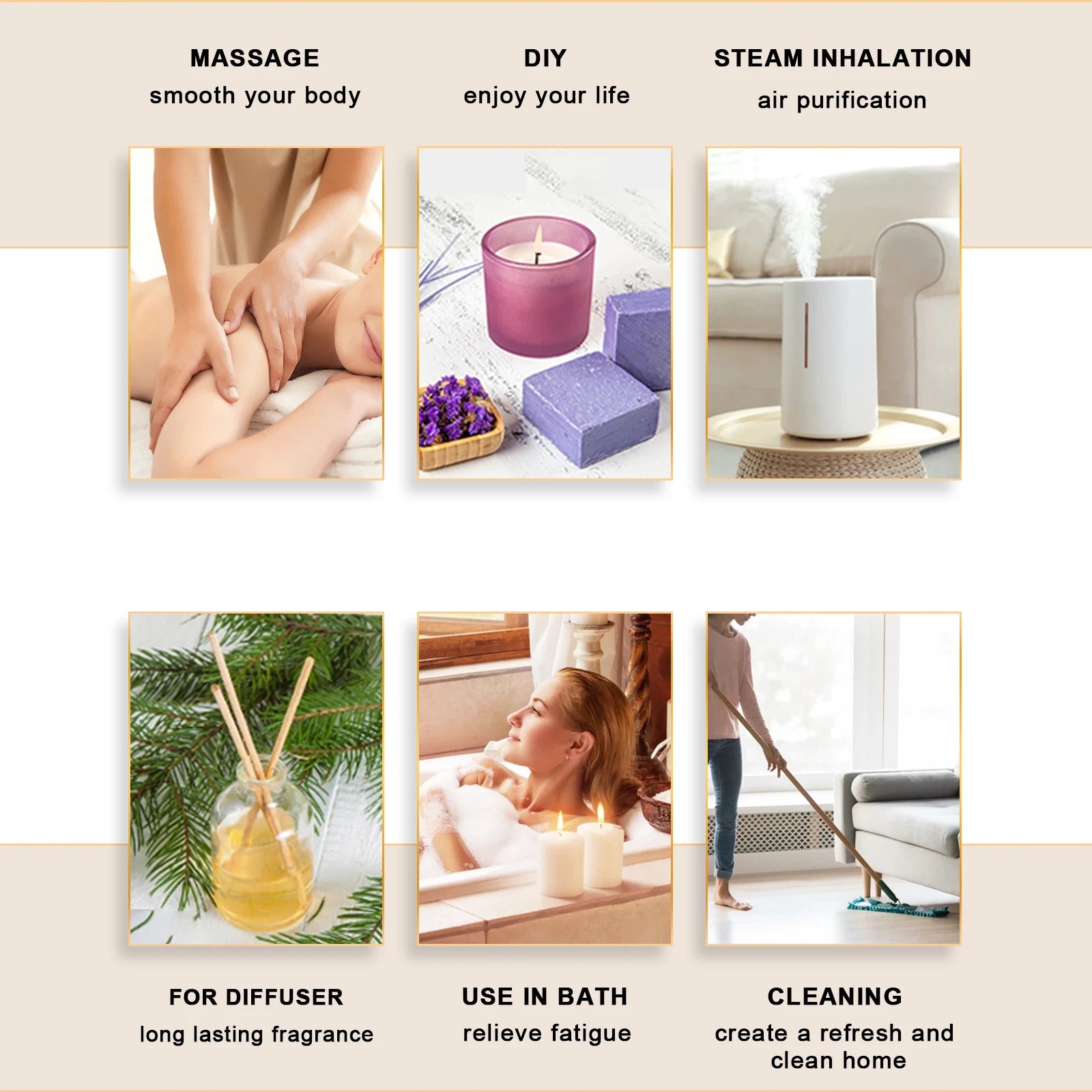 Eco friendly -Essential Oils with Dropper