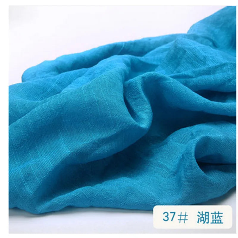 Soft Silk Bamboo Cotton Linen Fabric, Solid Color for Robe, Yoga Clothes, Gallus Lining, Thin, T878