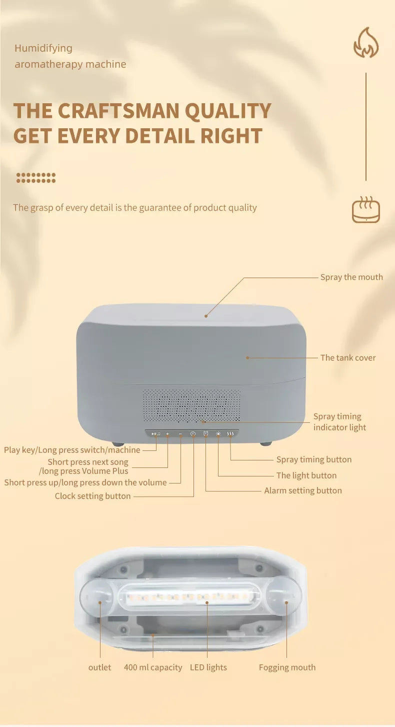 Cool-Mist Impeller Humidifier - with Essential Oil Defuser
