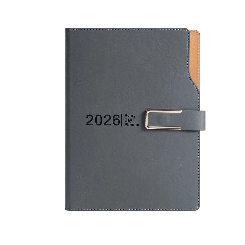 180 Pages 2026 Schedule Planner Notepad 12 Months Efficiency To-do List Notebook English Self-discipline Office Work Planner