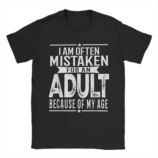 Funny Soft Tagless Crewneck Tee