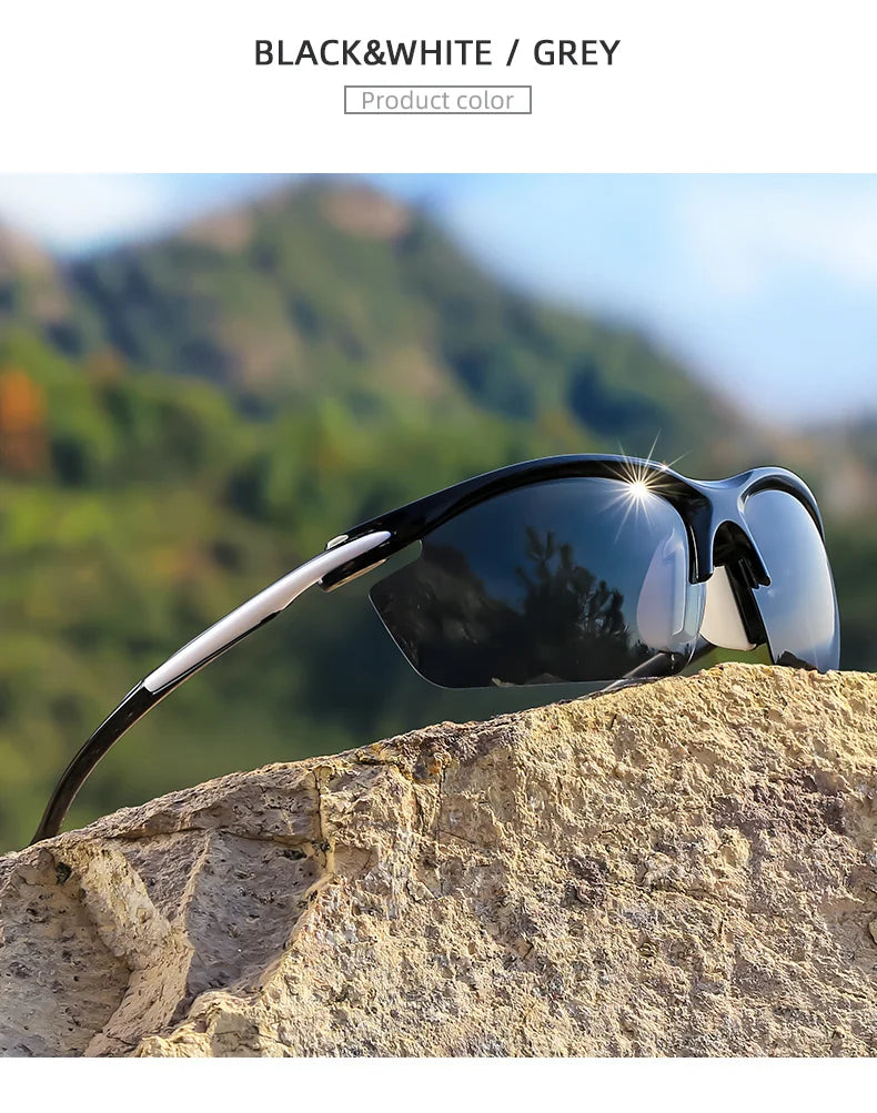 Polarized Sports  Sunglasses Half-Frame