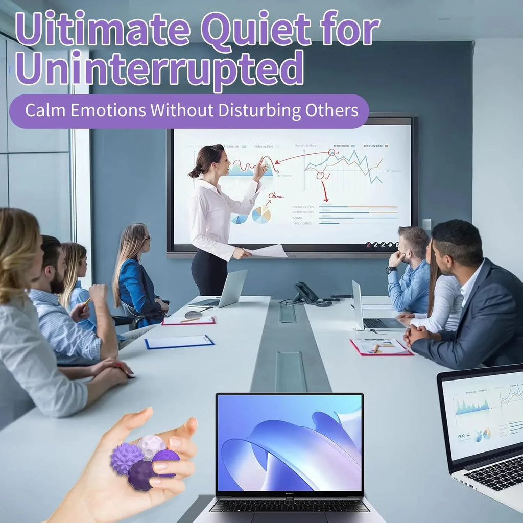 Silicone Magnetic Sensory Balls