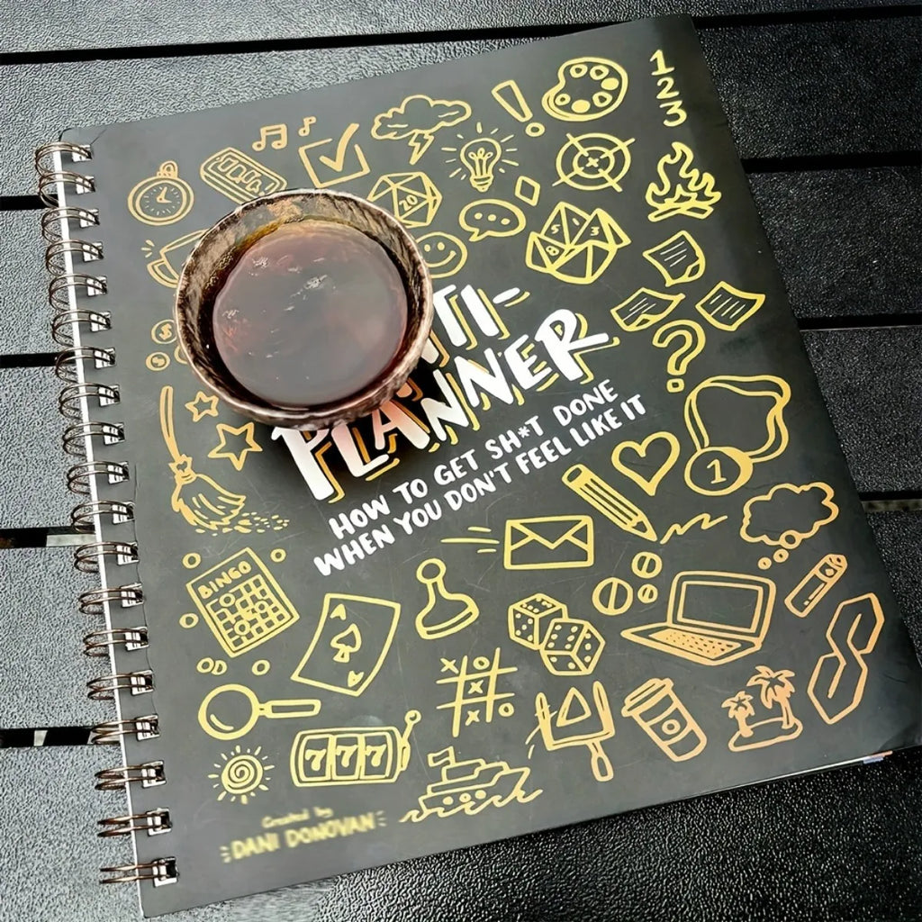 Productivity Spiral Planner, Motivational Task Organizer, Efficiency Tool, Paper-Based Task Management Notebook