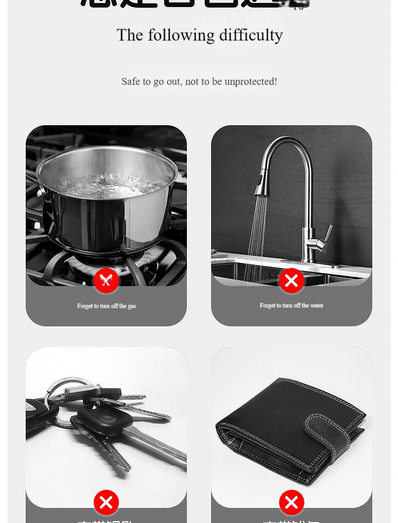 NEW Exit reminder smart voice reminder artifact automatic intelligent induction to go out for people Forget your keys sensor