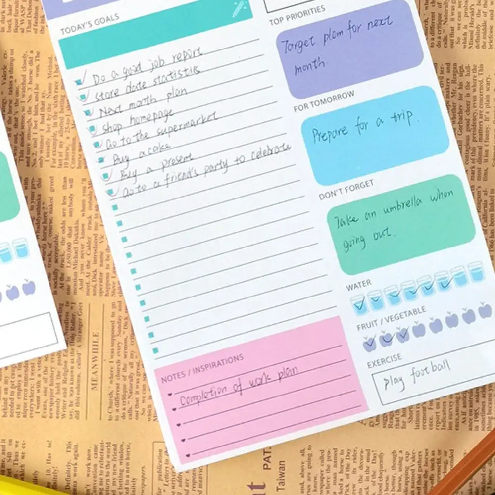 Daily "To Do" List - Easy Tea