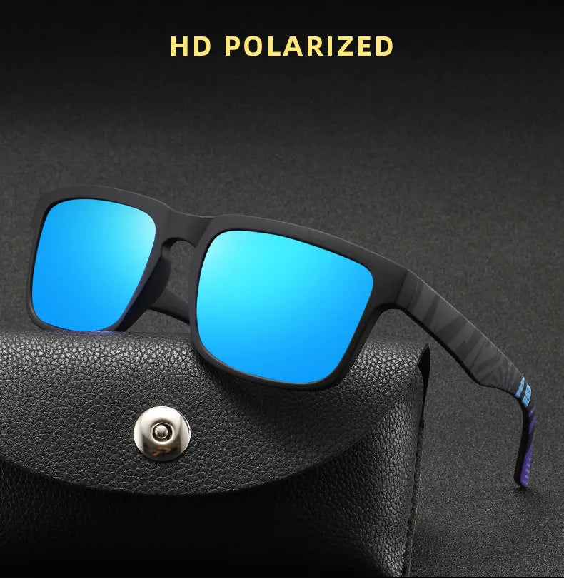 Polarized Fishing Sunglasses Men Driving Running Golf Cycling Sunglasses UV400 Protection Square Night Vision Glasses Wholesale