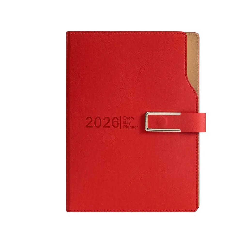180 Pages 2026 Schedule Planner Notepad 12 Months Efficiency To-do List Notebook English Self-discipline Office Work Planner